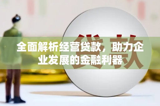景德镇全面解析经营贷款，助力企业发展的金融利器