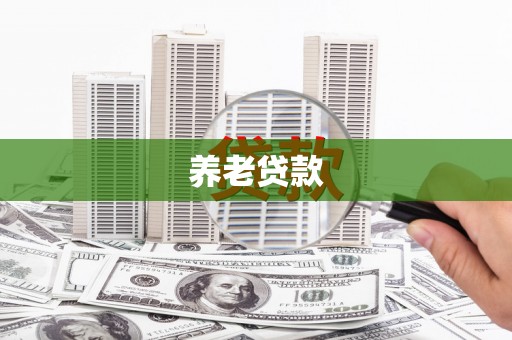 景德镇养老贷款