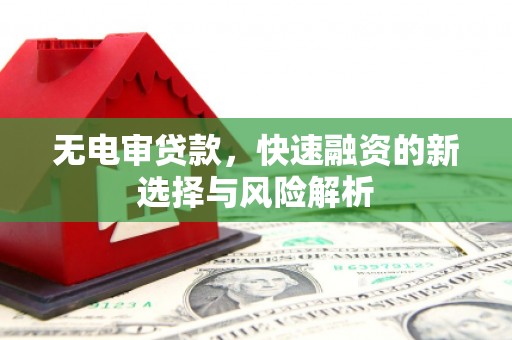景德镇无电审贷款，快速融资的新选择与风险解析