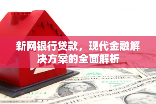 景德镇新网银行贷款，现代金融解决方案的全面解析