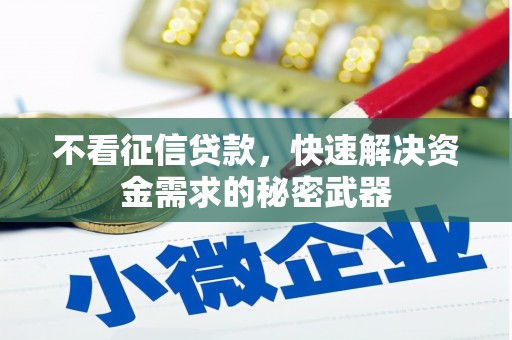 景德镇不看征信贷款，快速解决资金需求的秘密武器