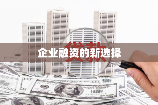 景德镇企业融资的新选择