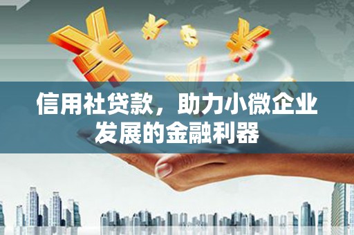 景德镇信用社贷款，助力小微企业发展的金融利器