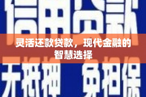 景德镇灵活还款贷款，现代金融的智慧选择