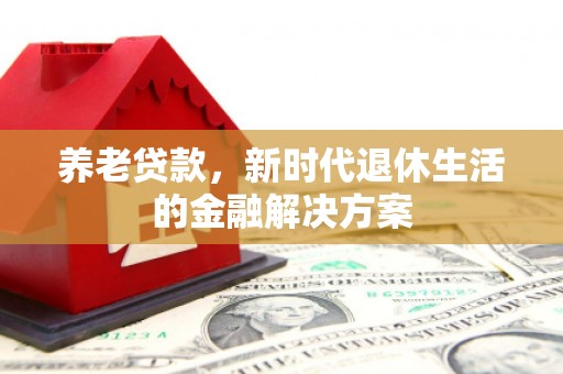 景德镇养老贷款，新时代退休生活的金融解决方案
