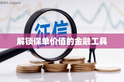 景德镇解锁保单价值的金融工具